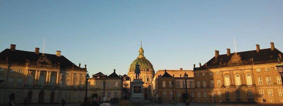 Amalienborg, résidence royale située dans le centre historique de Copenhague 
